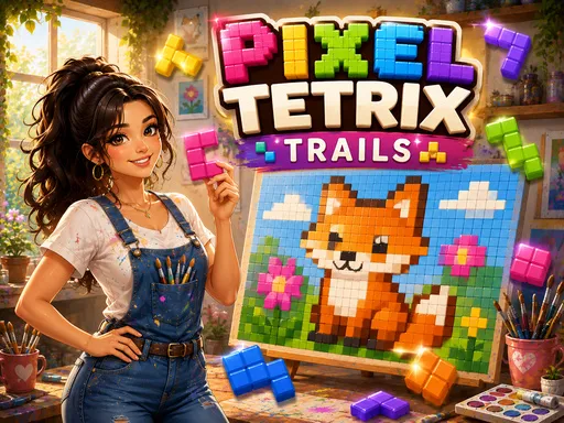 Pixel Tetrix Trails Cover